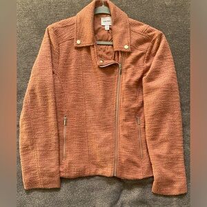 Nine West Blazer Jacket, Women’s XL - Burnt Orange. Zip Close w Zip Pockets.